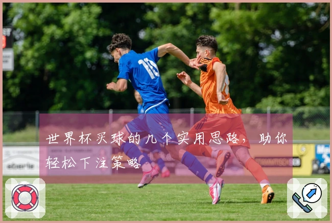 世界杯买球的几个实用思路，助你轻松下注策略